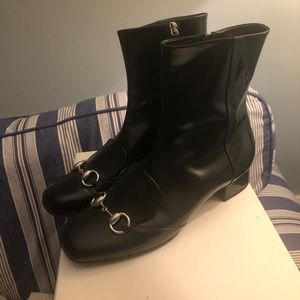Gucci zipper booties authentic size 38.5